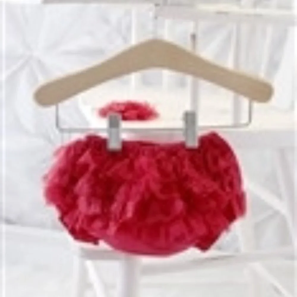 NEW Baby Cotton Ruffle Bloomer Bummie Diaper Cover